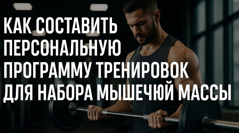 Как составить персональную программу тренировок для набора мышечной массы